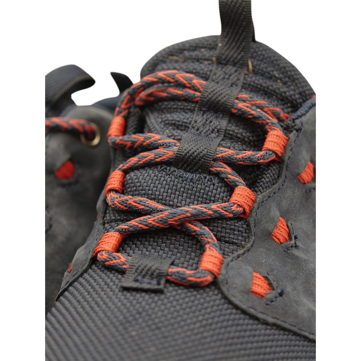 Teva Women's Walking Shoes - US 7 - Navy Orange - laces and upper detail