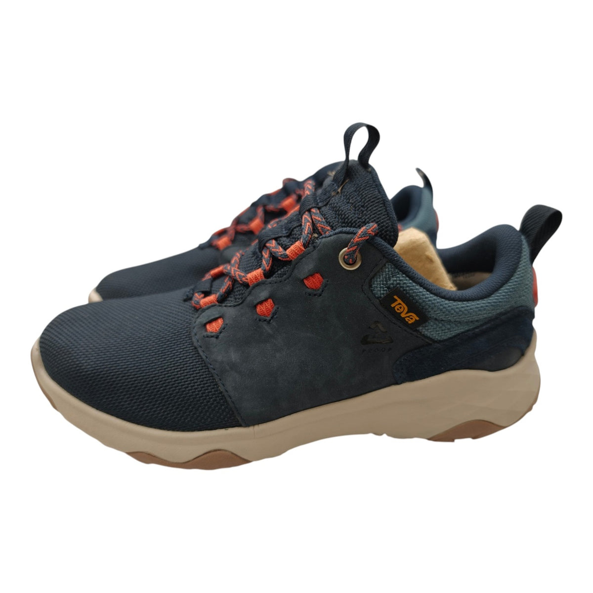 Teva Women's Walking Shoes - US 7 - Navy Orange - left side