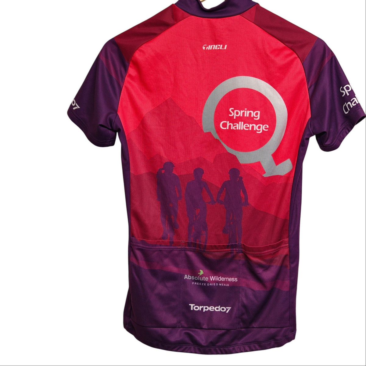 Rear view of Tineli Torpedo7 Spring Challenge Women's Cycling Jersey – Size M