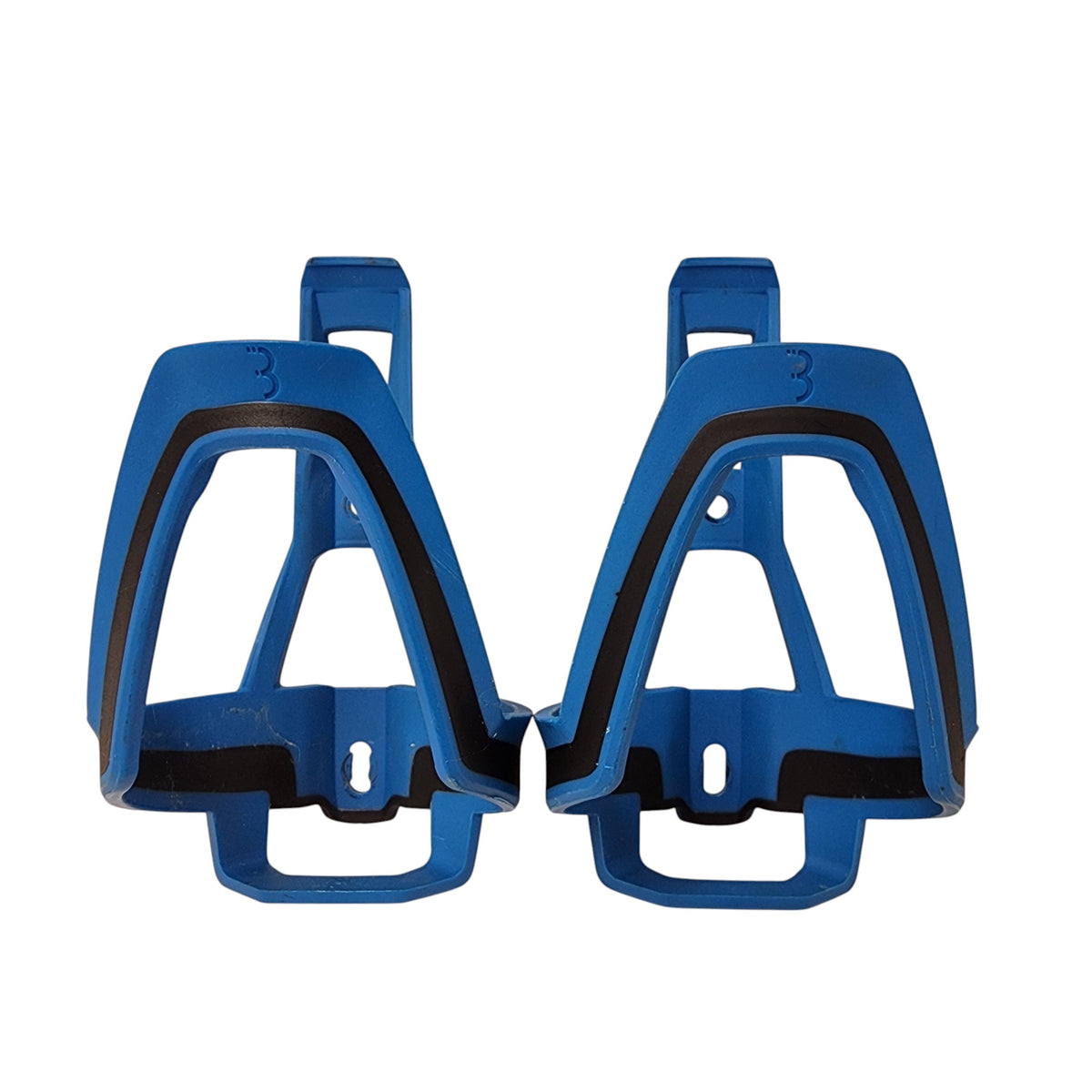 Front view of x2 Bike Bottle Cages