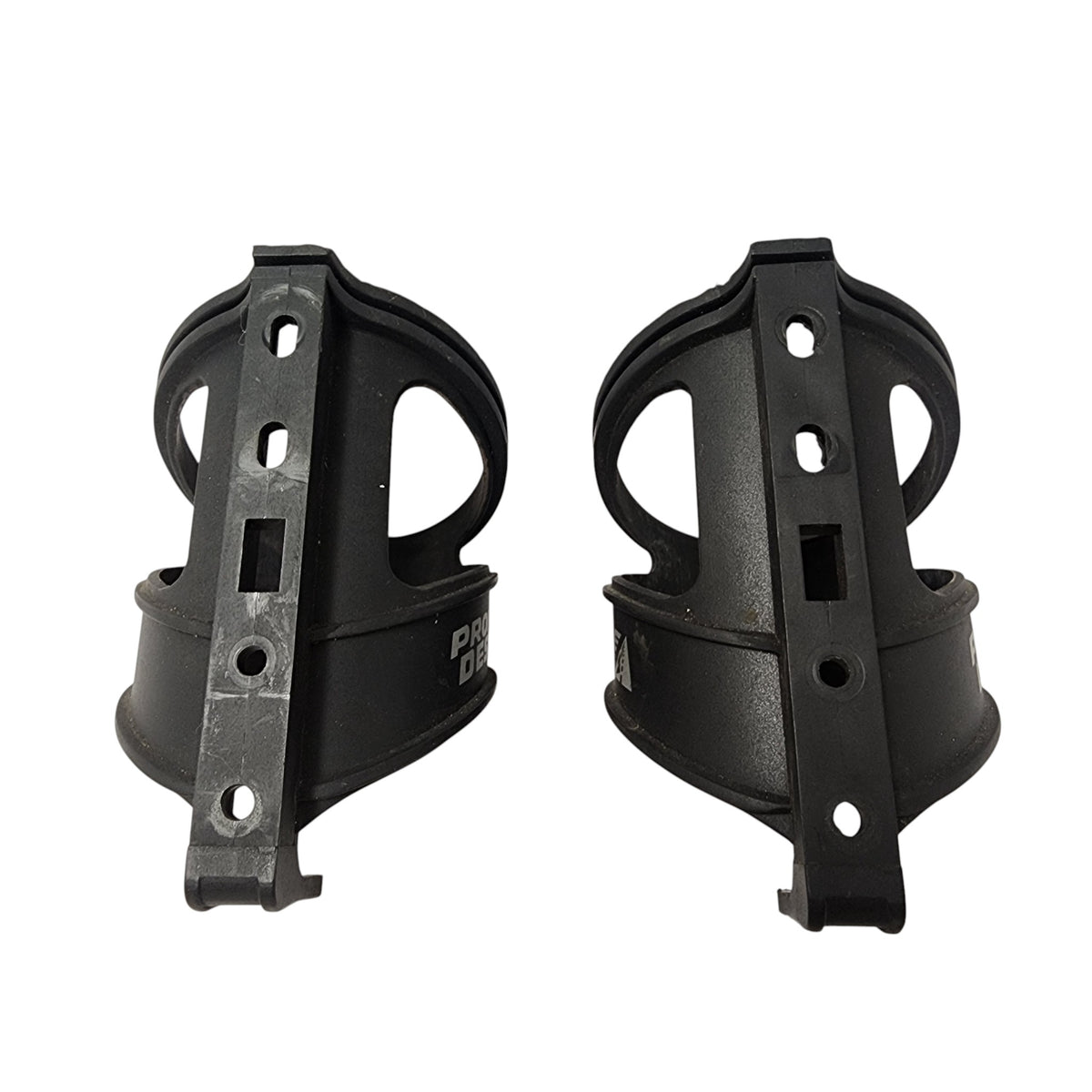 Rear view of x2 Profile Design Bike Bottle Cages