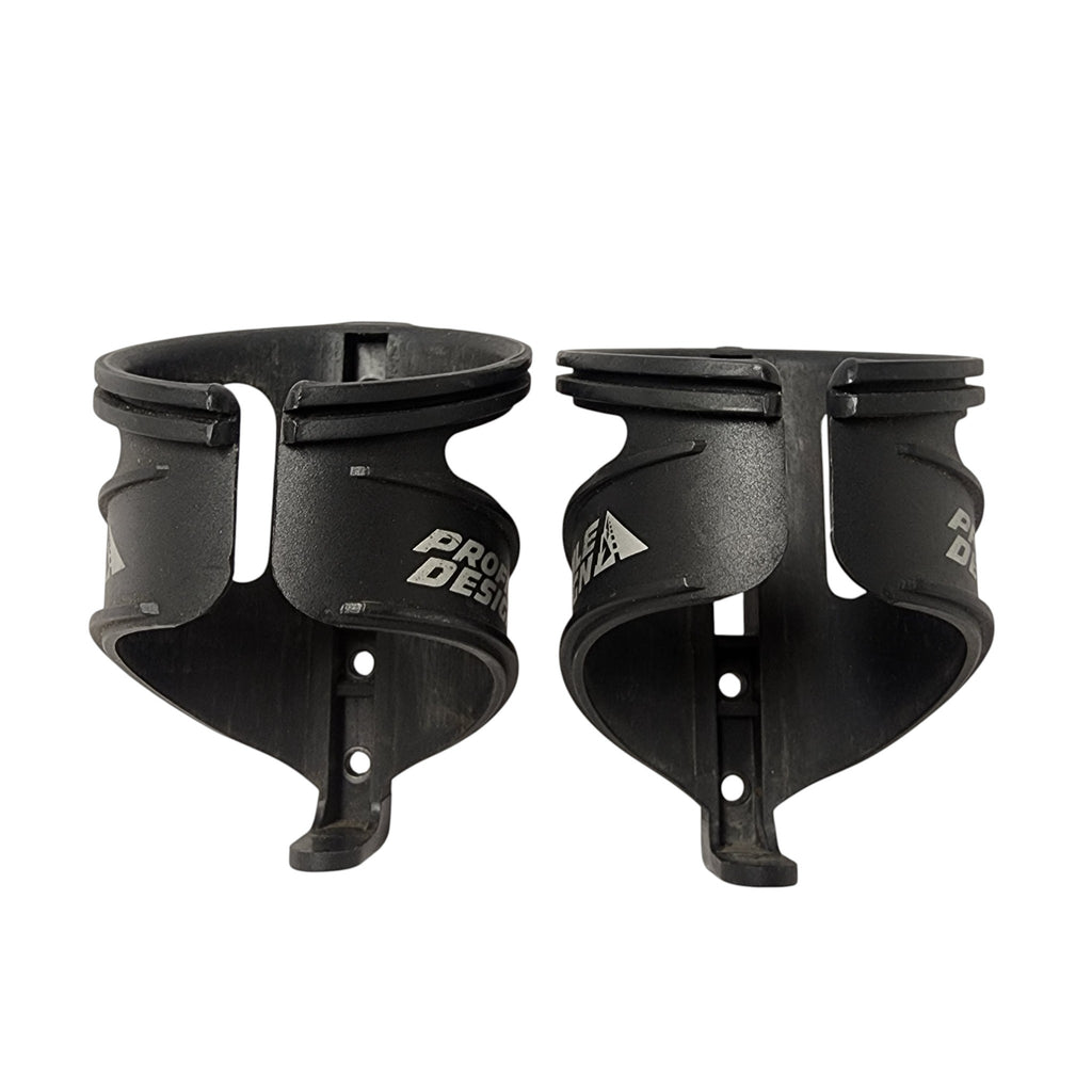 Top view of x2 Profile Design Bike Bottle Cages