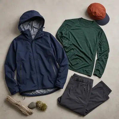 Men’s second-hand outdoor clothing